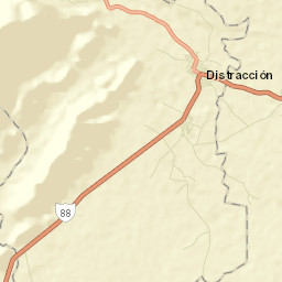 Distracción Street Map