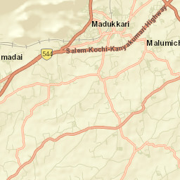 Madukkarai Street Map