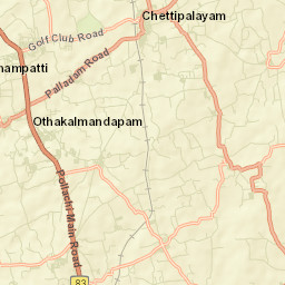Chettipalaiyam Street Map