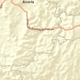 Juan de Acosta Street Map