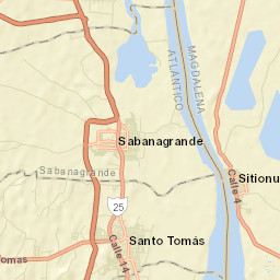 Sitionuevo Street Map