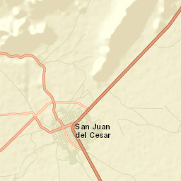San Juan del Cesar Street Map
