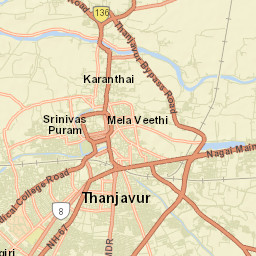 Tanjore Street Map