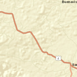 Guatuso Street Map