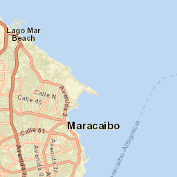 Maracaibo Street Map
