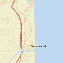 Velankanni Street Map
