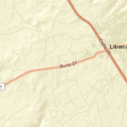 Liberia Street Map