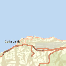 Catia La Mar Street Map