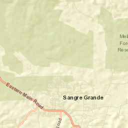 Sangre Grande Street Map
