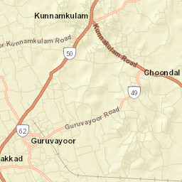 Kunnamkulam Street Map