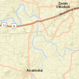 Anamalais Street Map