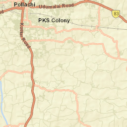 Pollachi Street Map