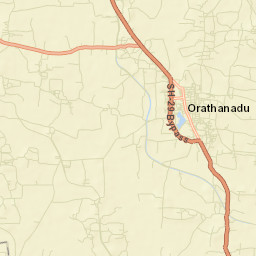 Thanjavur Street Map