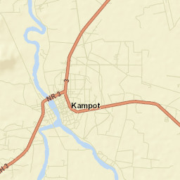 Kampot Street Map