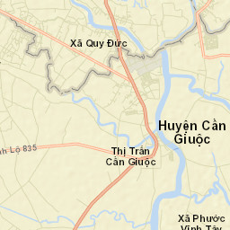 Huyện Cần Giuộc Street Map