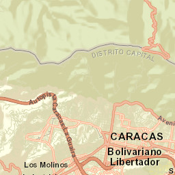 Caracas Street Map