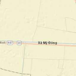 Huyện Tháp Mười Street Map
