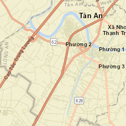 Tân An Street Map