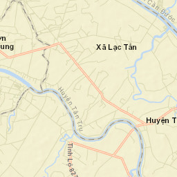 Huyện Tân Trụ Street Map