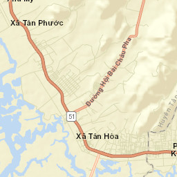 Thị Xã Phú Mỹ Street Map