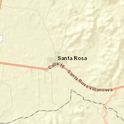 Santa Rosa Street Map