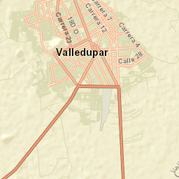 Valledupar Street Map
