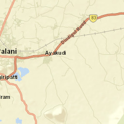 Ayakudi Street Map