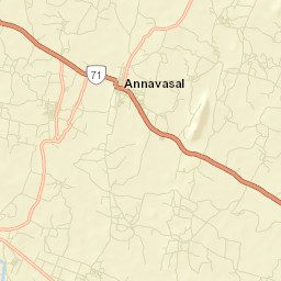 Annavasal Street Map