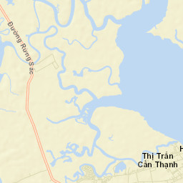 Cần Giờ Street Map