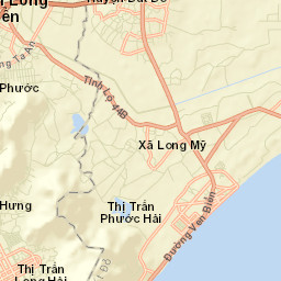 Huyện Đất Đỏ Street Map