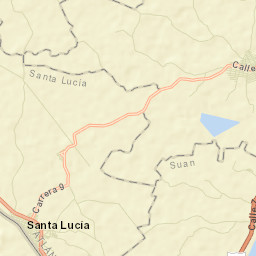 Campo de la Cruz Street Map