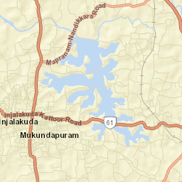 Irinjalakuda Street Map