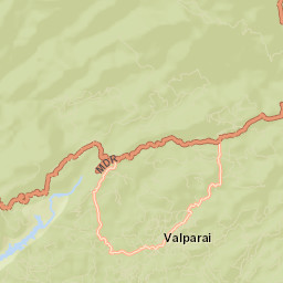 Valparai Street Map