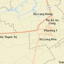Thị Xã Gò Công Street Map