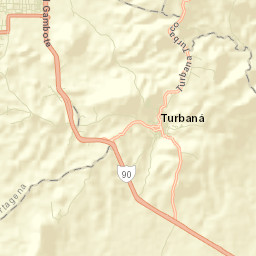 Turbaná Street Map