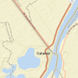 Calamar Street Map