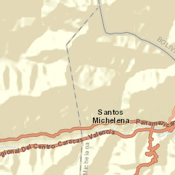 Las Tejerías Street Map