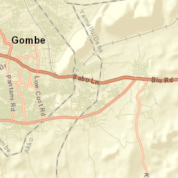 Gombe Street Map