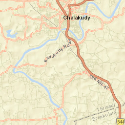 Kizhake Chalakudi Street Map
