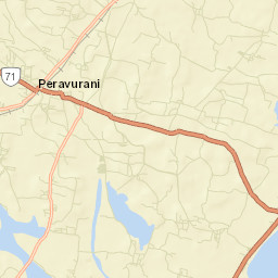 Peravurani Street Map