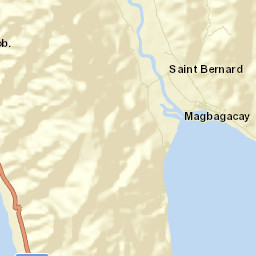 Saint Bernard Street Map