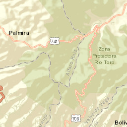 Valverde Vega Street Map