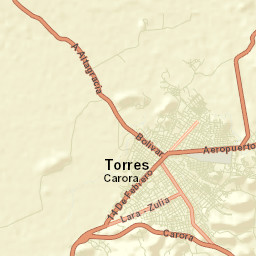Carora Street Map