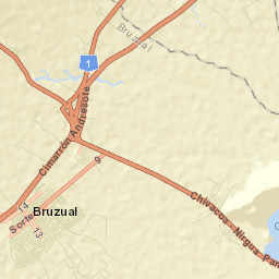 Chivacoa Street Map