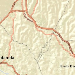 Cúa Street Map