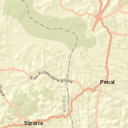 Peñal Street Map