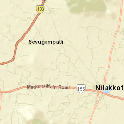 Nilakottai Street Map