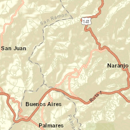 Naranjo Street Map