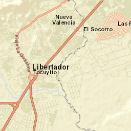 Tocuyito Street Map