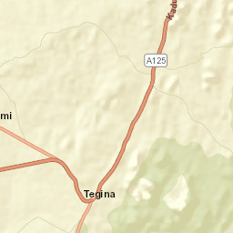 Tegina Street Map
